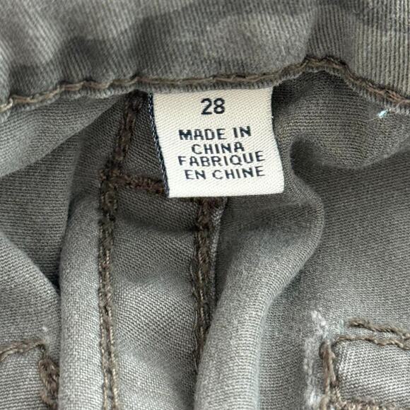 True Religion Women’s 28 Camo Cargo Mid Rise Skinny Jeans Ankle Zip - Picture 5 of 8